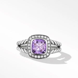 David Yurman Amethyst Petite Albion Ring